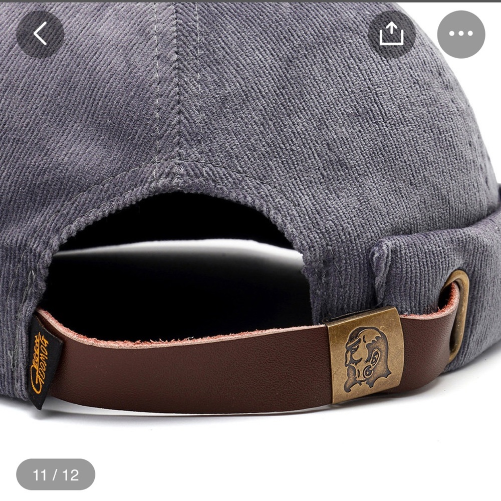 strap back beanie